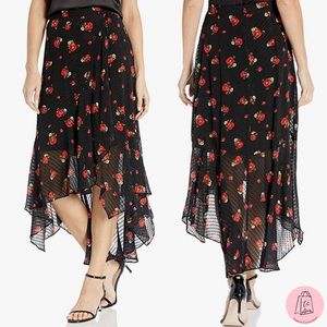 New- KOOPLES English Flower Silk Skirt (Size-2)